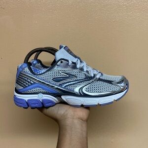 Brooks Ghost 3 Running Sneakers “Grey Purple White”